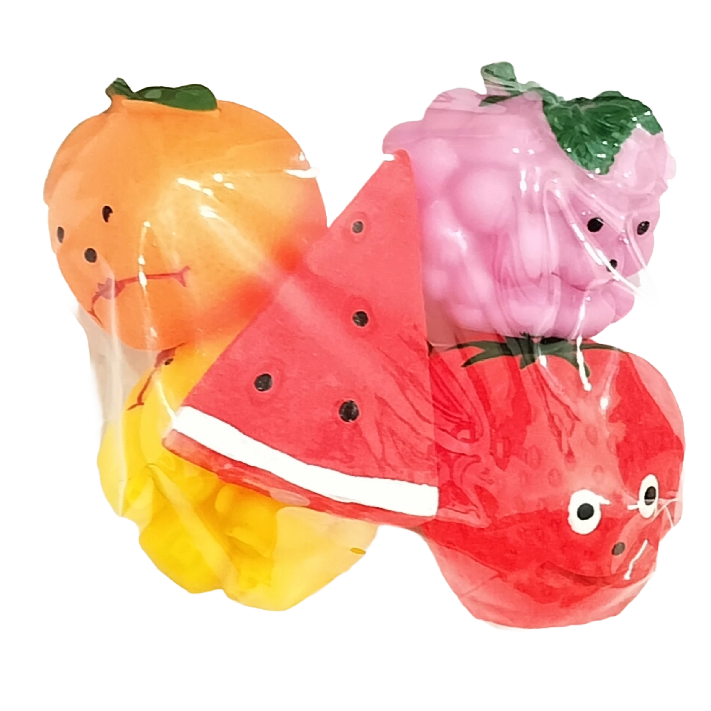 Khilauna Fruit toys | Soft squeezy toys for baby | 5 pieces Fruits set ()